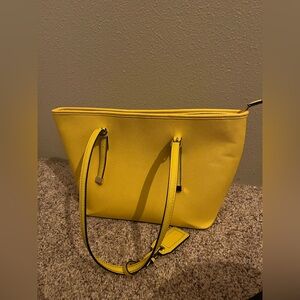 Aldo Vibrant Yellow Tote Bag